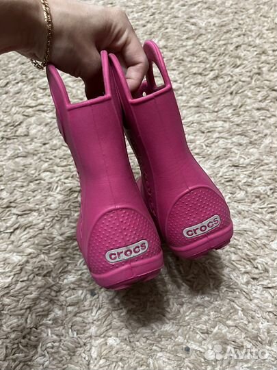 Сапоги детские crocs 25