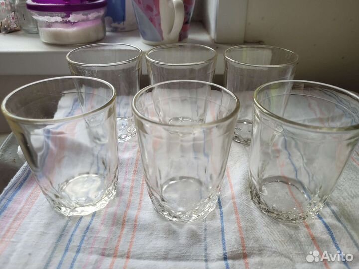 Стаканы СССР 6 шт