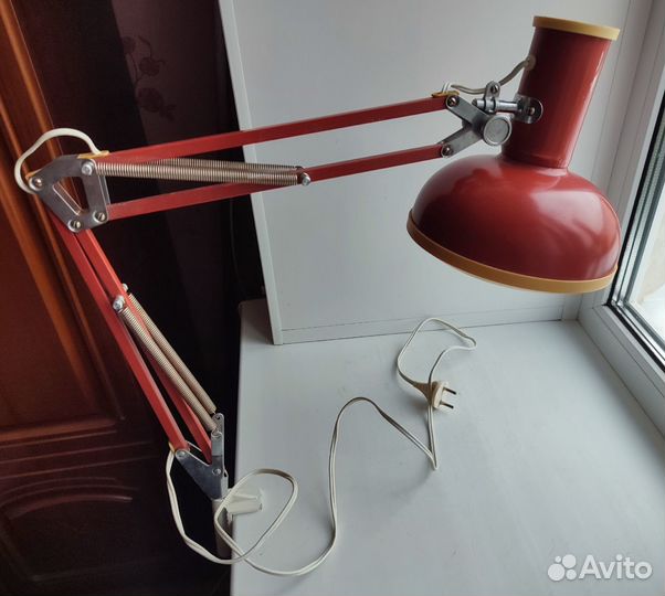 Лампы настольные на струбцине, СССР