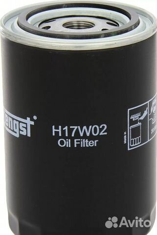 Фильтр масляный hengst h17w02