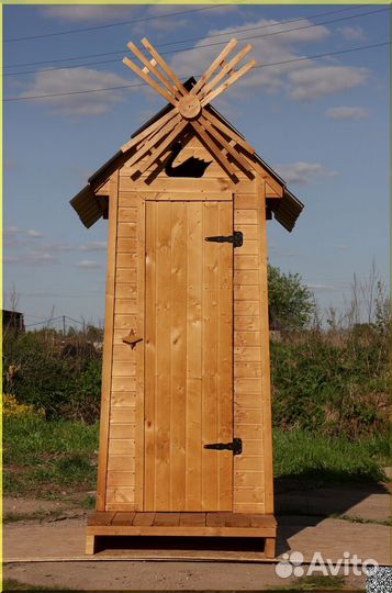 Уличный туалет деревянный GAR206