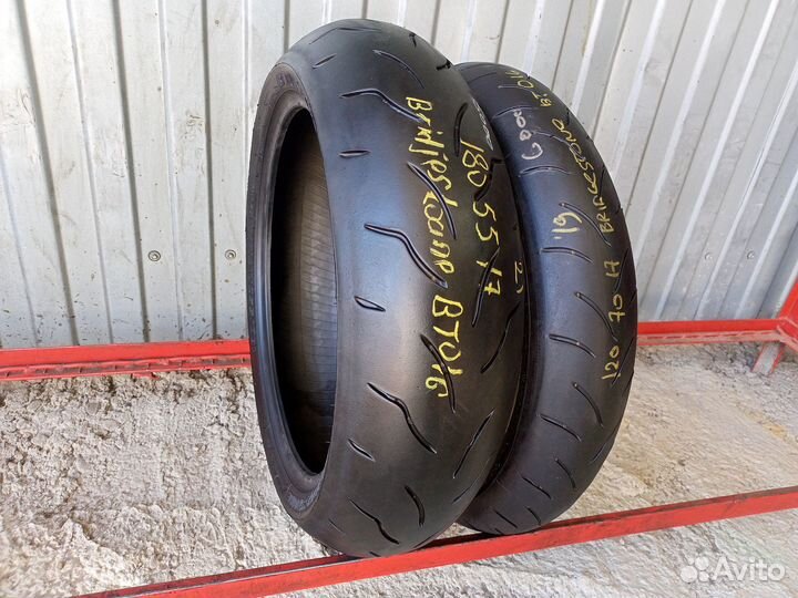 Bridgestone battlax bt016 180 55 17 120 70 17