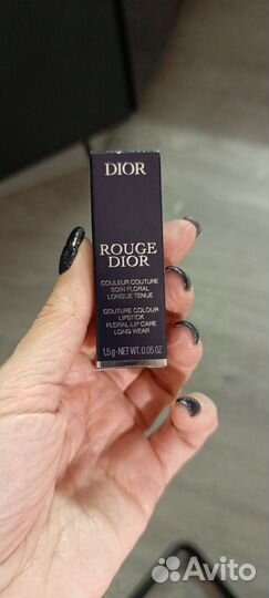 Помада dior rouge 999 satin миниатюра