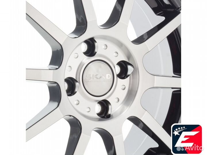 Скад Akita 6x15 4*100 ET40 Dia60.1 Алмаз