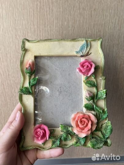 Рамка для фотографий с цветами