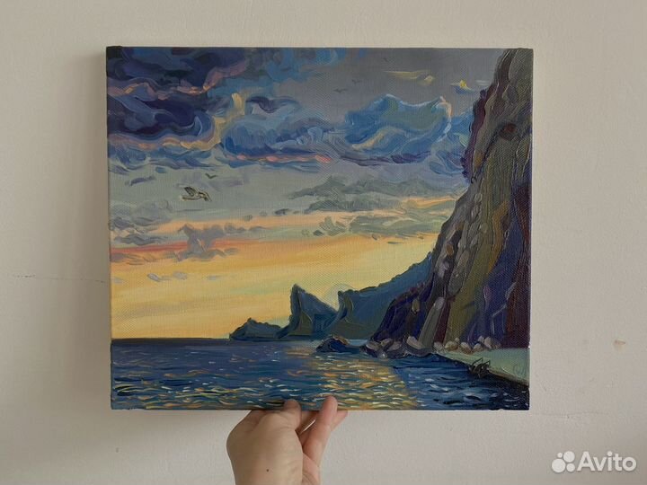 Пейзаж маслом «Крым»