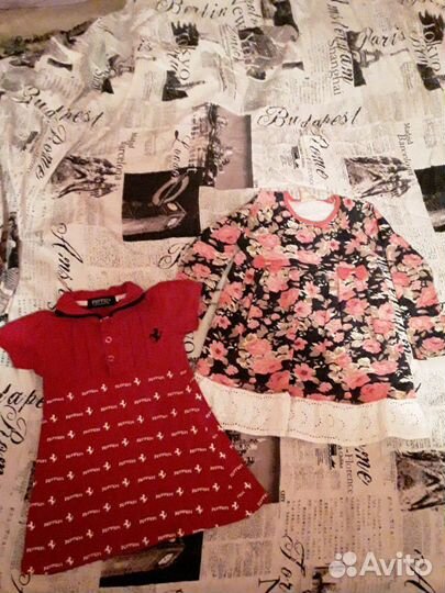 Вещи пакетом на девочку от 1г до 1,5