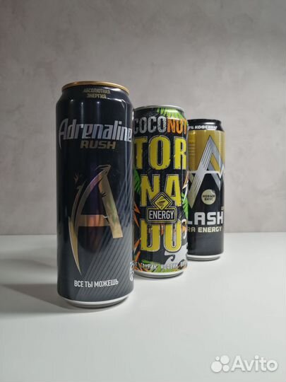 Энергетики оптом Tornado, Flash, Adrenaline Rush