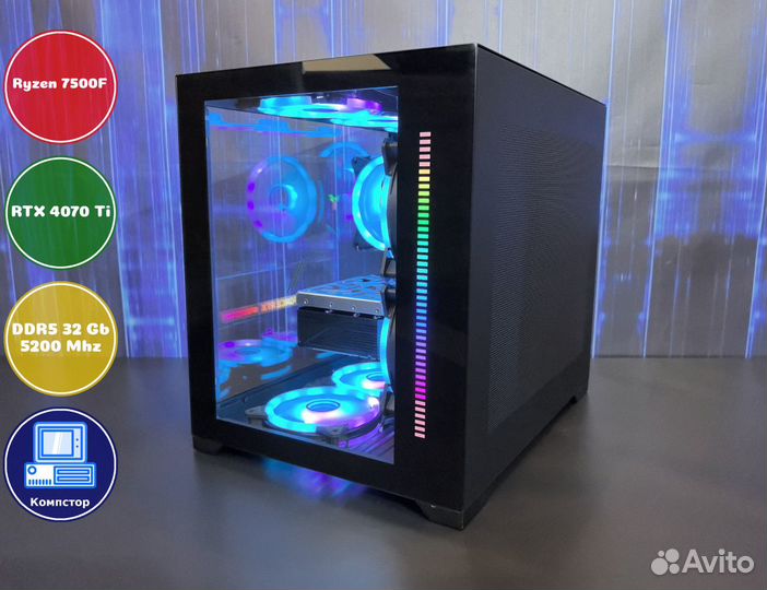 Системный блок AMD7500F-RTX4070Ti-32DDR5-UIJ62-B650