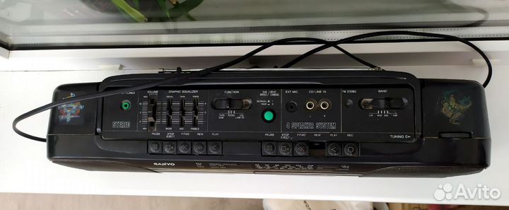 Магнитофон sanyo (на запчасти)