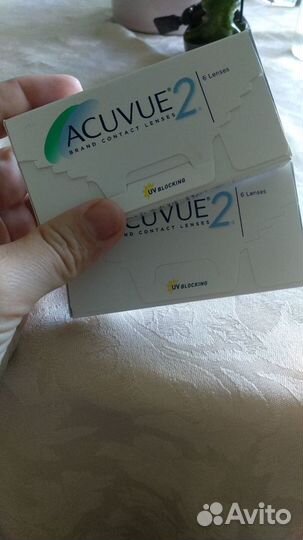 Линзы контактные acuvue2 двухнедельные -4,75;-3,75