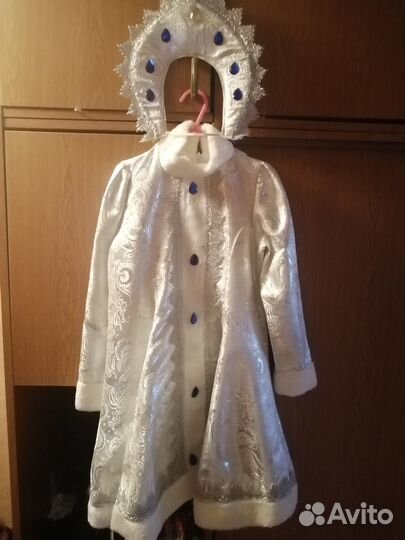 Костюм снегурочки новогодний