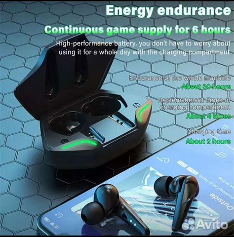 Беспроводные наушники с сенсорным управлением