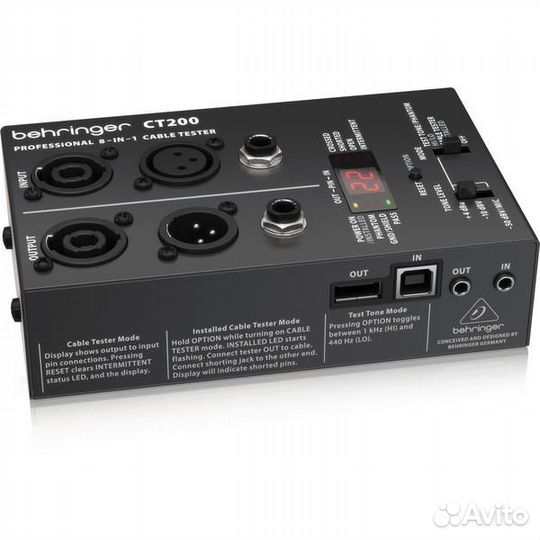 Тестер для кабелей Behringer CT200