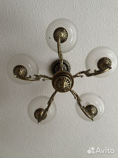 Люстра потолочная бу