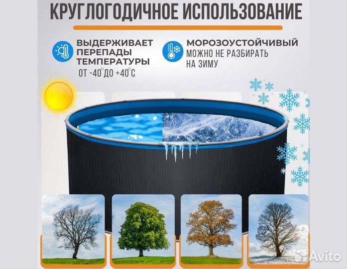 Каркасный бассейн 15000 л от производителя