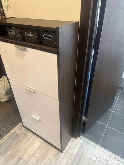 Обувница в прихожую с 3 ящиками