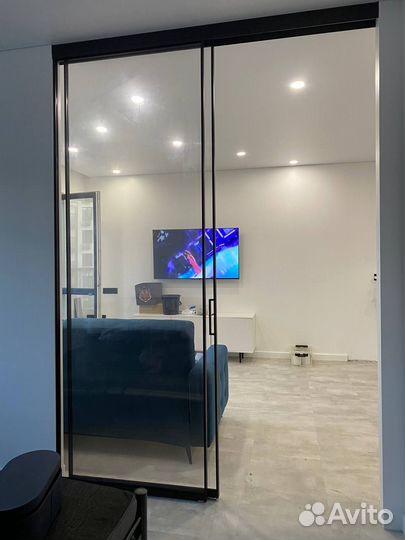 Распашные двери лофт