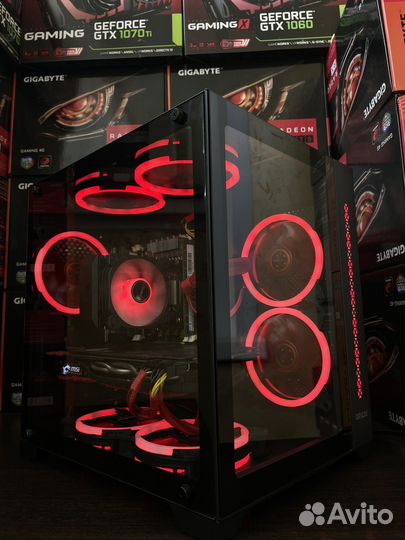 Игровой пк 10 ядер + Msi GamingX 1070 8gb + 32gb
