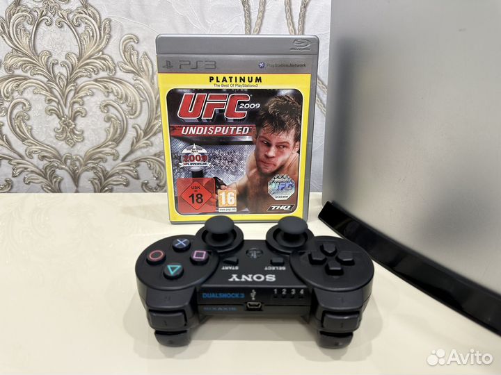 Sony PS3 Slim прошитая 320gb + Игры