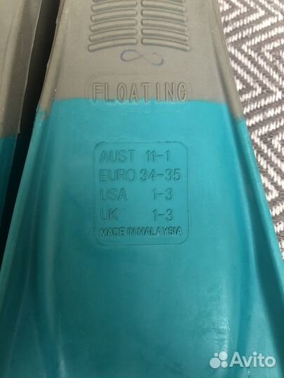 Ласты для плавания mad wave 34-35