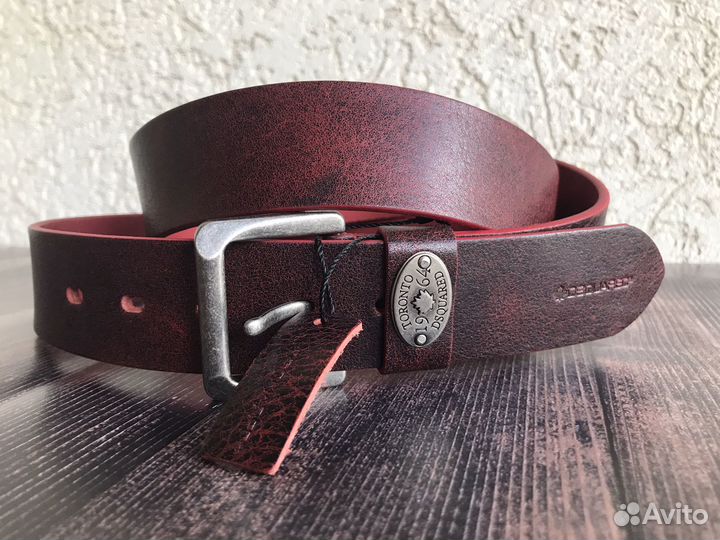 Мужской кожаный ремень