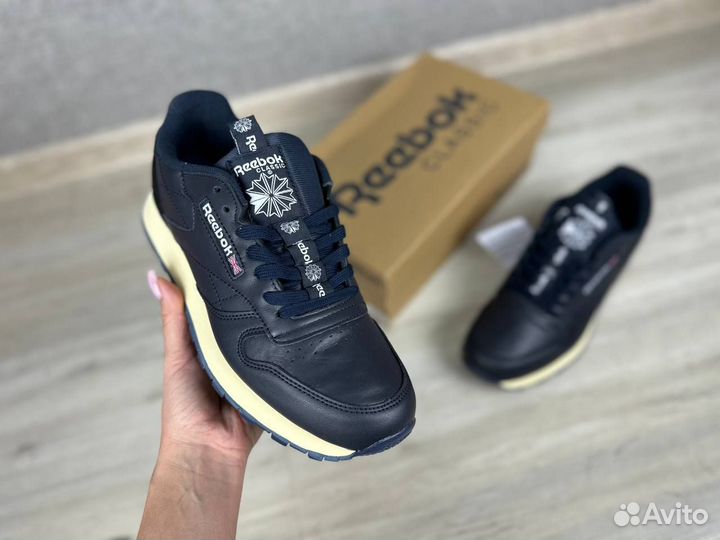 Кроссовки Reebok Classic Leather Blue