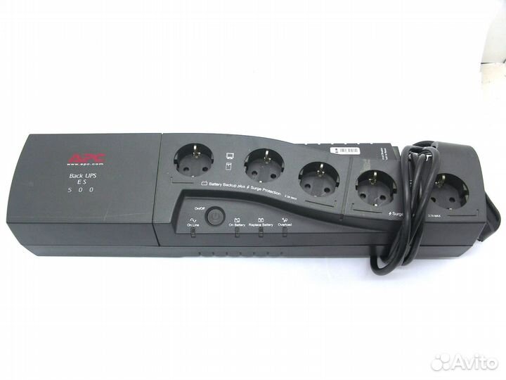 Ибп APC Back-UPS ES 500 (BF500-GR) (евророзетки) б