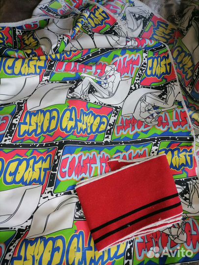 Отрез итальянской ткани для пошива одежды