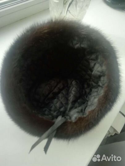 Берет норковый новый