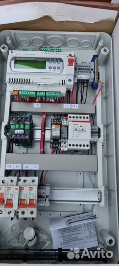 Шкафы упр вентиляцией с водяным нагревом NED