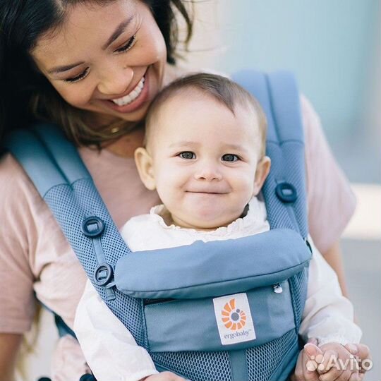 Эргорюкзак переноска ErgoBaby omni, новый, джинс