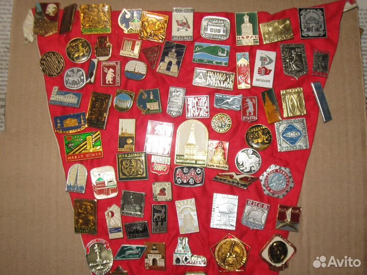 Значки - Космос,Авиация,мотоциклы,города и т.п