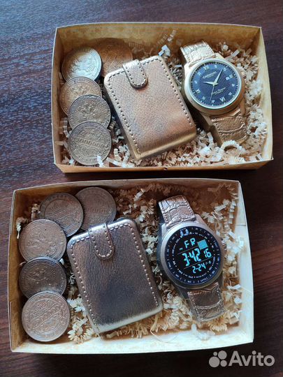 Часы и портмоне из мыла