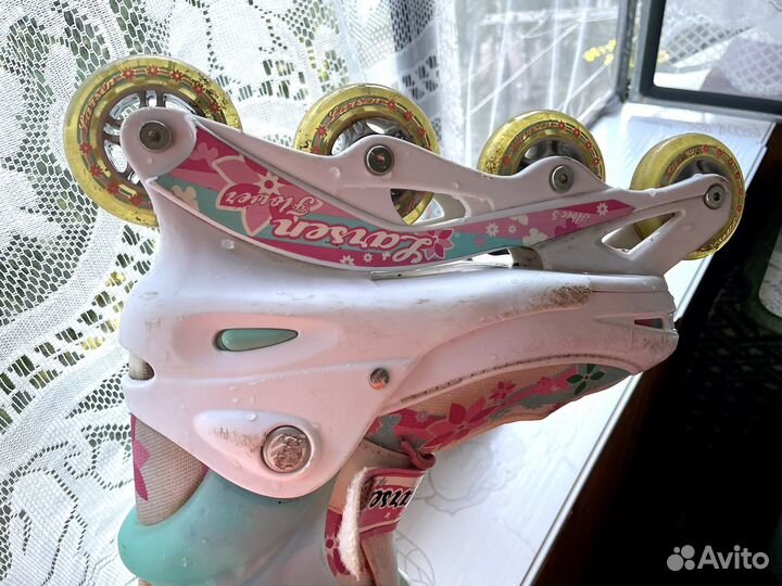 Роликовые коньки женские раздвижные 38 41