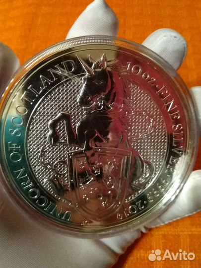 Звери Королевы Единорог Шотландии 10 оZ