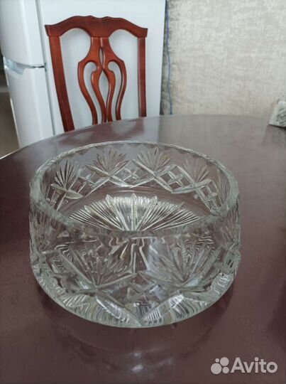 Салатник хрусталь СССР