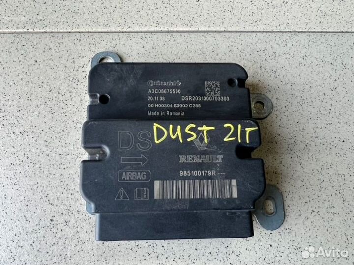 Блок управления AIR BAG Renault Duster пробег