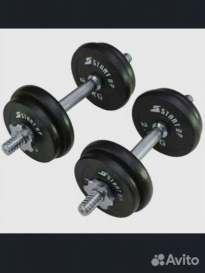 Гантели новые 2шт по 10кг