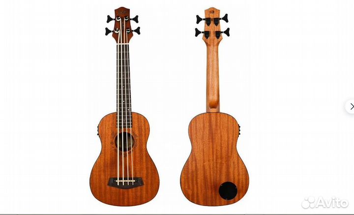 Укулеле бас Flight dubs MAH со звукоснимателем