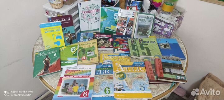 Учебники 5,6 класс