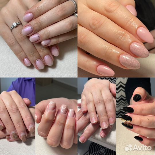 Наращивание ногтей и педикюр