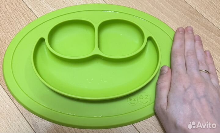 Тарелка силиконовая детская Ezpz