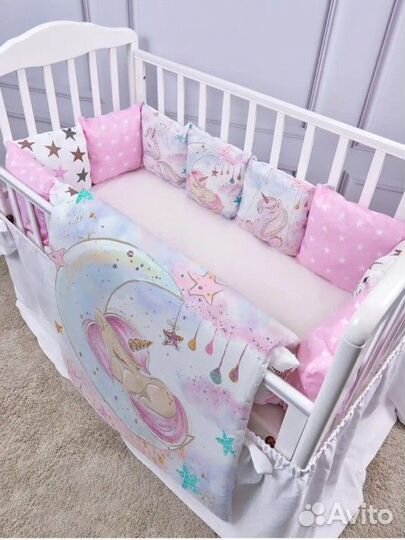 Бортики в детскую кроватку