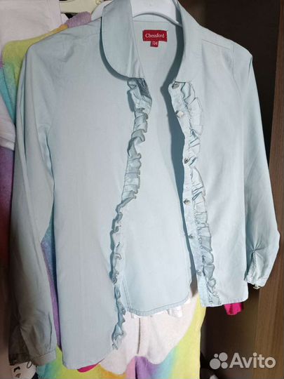 Блузка школьная 134,140