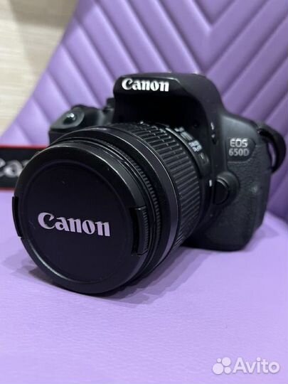 Фотоаппарат canon 650d с kit объективом 18-55