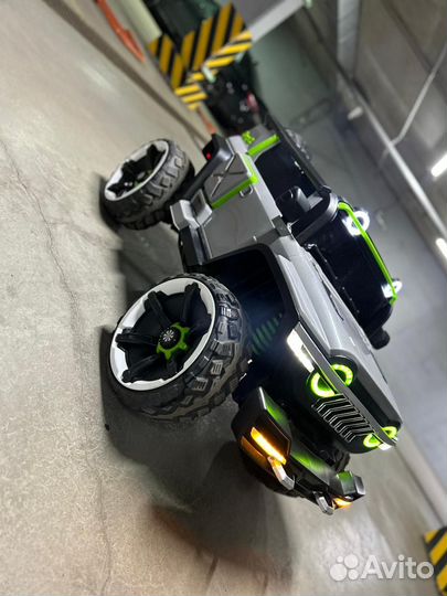 Детский электромобиль джип Jeep 4wd б/у