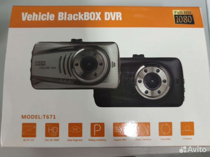 Автомобильный видеорегистратор Blackbox T671
