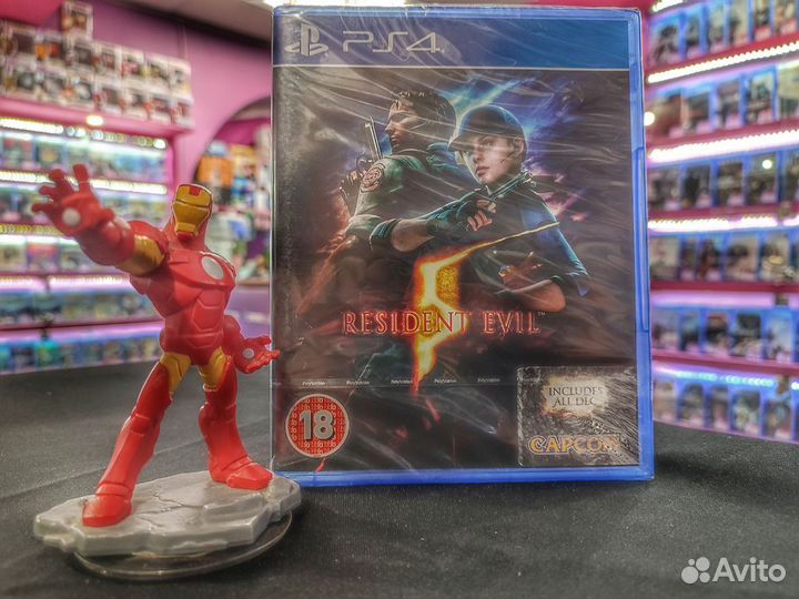 Диск PS4 Resident Evil 5 (Новый)