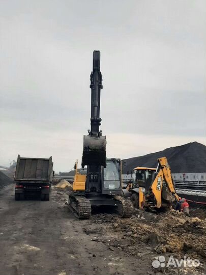 Услуги гусеничного экскаватора